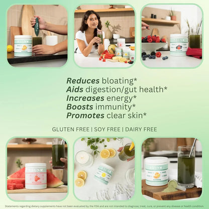 Verdauungsgesundheit für Frauen, Linderung von Blähungen, Darmgesundheit, Hautpflege, mit Spirulina (Tropical Splash), Nahrungsergänzungsmittel