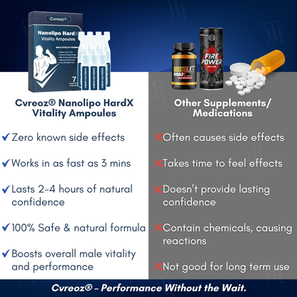 𝐂𝐯𝐫𝐞𝐨𝐳® 𝐍𝐚𝐧𝐨𝐥𝐢𝐩𝐨 𝐇𝐚𝐫𝐝𝐗 𝐕𝐢𝐭𝐚𝐥𝐢𝐭ä𝐭 𝐀𝐦𝐩𝐮𝐥𝐥𝐞𝐧💪Pure natural extracts without chemical additives can significantly improve your physical fitness in 4 weeks, making you energetic every night